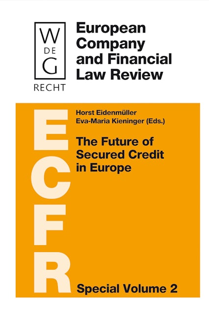 Book cover image for The Future of Secured Credit in Europe ISBN: 9783899494402